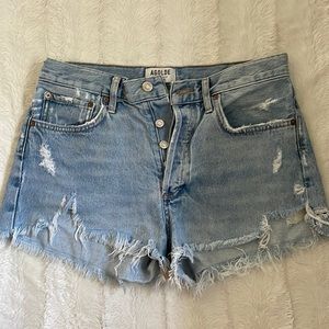 Agolde Parker denim shorts